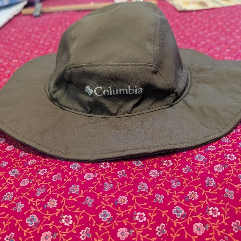 Columbia Hat Omni Shield UPF Sun Hiking Fishing Bucket‎ Water Resistant Safari